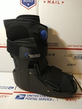 United Ortho Short Air Cam Walker Fracture Boot, Black XS S M L XL No Box
