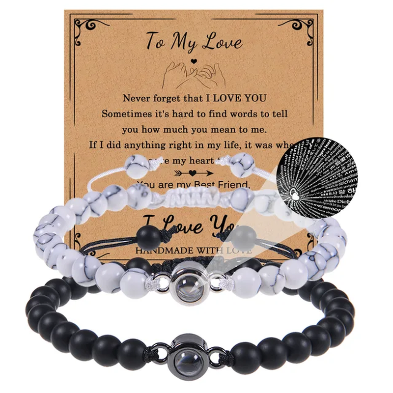 100 Languages Love Bracelet: Perfect Anniversary Valentine's Gift for  Couples
