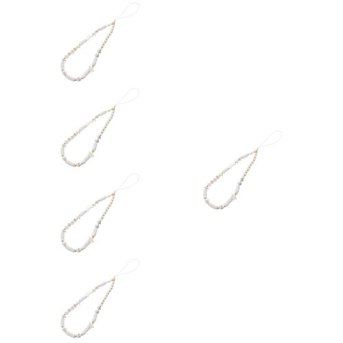 Soft Clay Mobile Phone Chain Beaded Wrist Strap Cute Star Lanyard - 第 49/53 張圖片