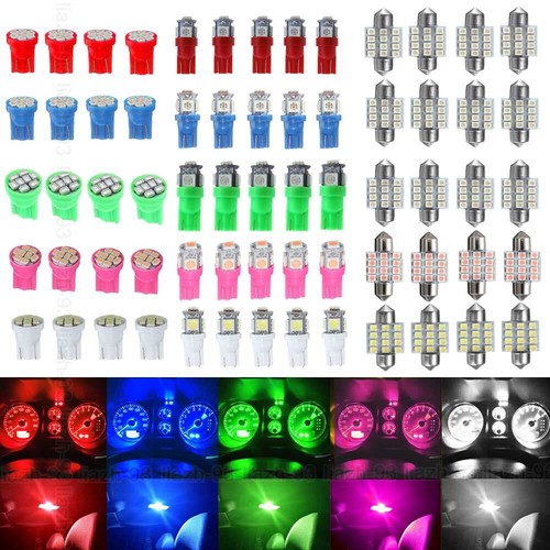 14 LED Blu Interno Per Chevy Silverado 1999-2006 | Luci Plafoniere, Targa, Bagagliaio | Pacco Completo Da 14 Pezzi