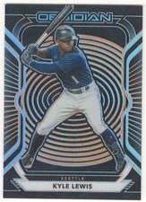 KYLE LEWIS 2021 Panini Chronicles Obsidian /28 Electric Etch Orange #18 ID:23642