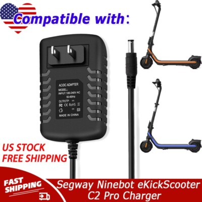 AC Adapter Charger For Segway Ninebot eKickScooter C2 Pro 051404U 051404E C2Pro