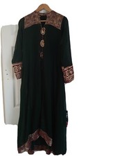 beautiful green chiffon tail gown dress