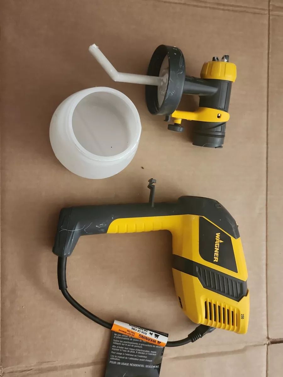 Wagner Control Spray 250 Handheld HVLP Exterior Paint Sprayer Stain Lightweight