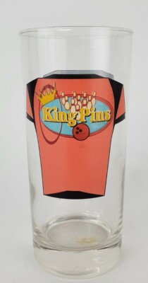 BOWLING Pint Glass Bowling Shirt Pins Bowling Balls Spare Lucky Strike KING PINS