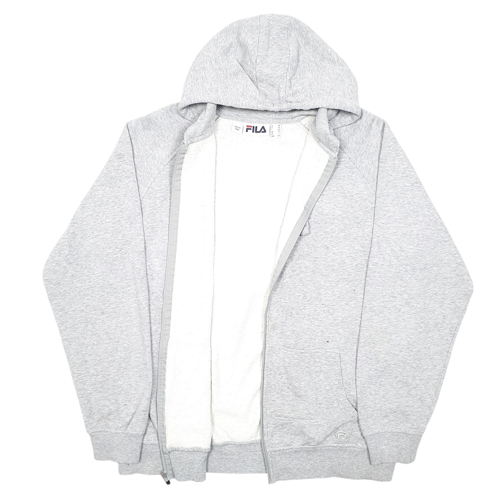 FILA Full Zip Hoodie Jumper Sweatshirt Mens XL image 2