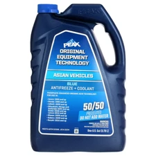 PEAK OE Technology Antifreeze Coolant 50/50 Prediluted for Acura Honda Hyundai
