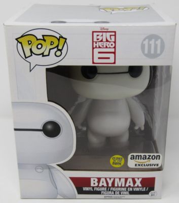 Funko Pop! Big Hero 6 Baymax #111 GID Vinyl Figure | eBay