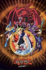 Yu-Gi-Oh! - Yugi Slifer and Magician - Manga Poster - 24" x 36"
