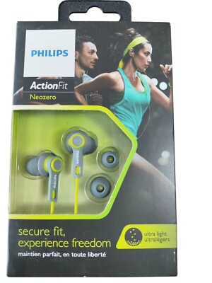 Philips SHQ2300LF/00 ActionFit Sports Headphones (Yellow)