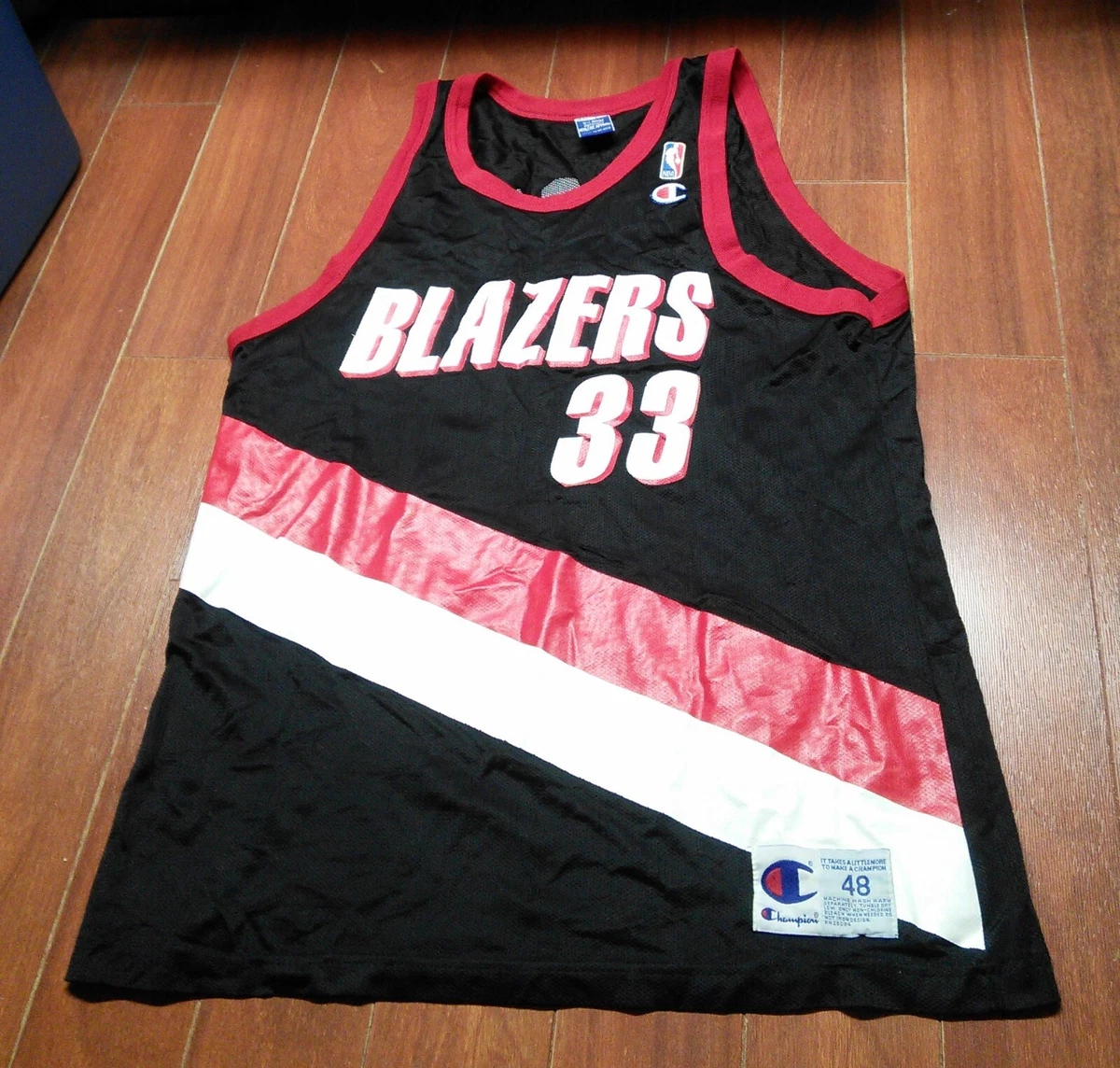 Vintage Champion Scottie Pippen #33 Portland Trail Blazers NBA Jersey Large  44