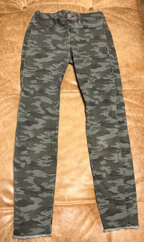 abercrombie kids pull on jean leggings Slim 13/14 Camo girls
