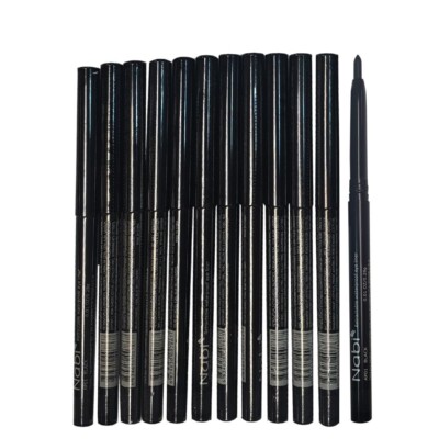 12pcs Nabi Retractable Waterproof Black / DK BROWN  Eyeliner (Wholesale Lot)
