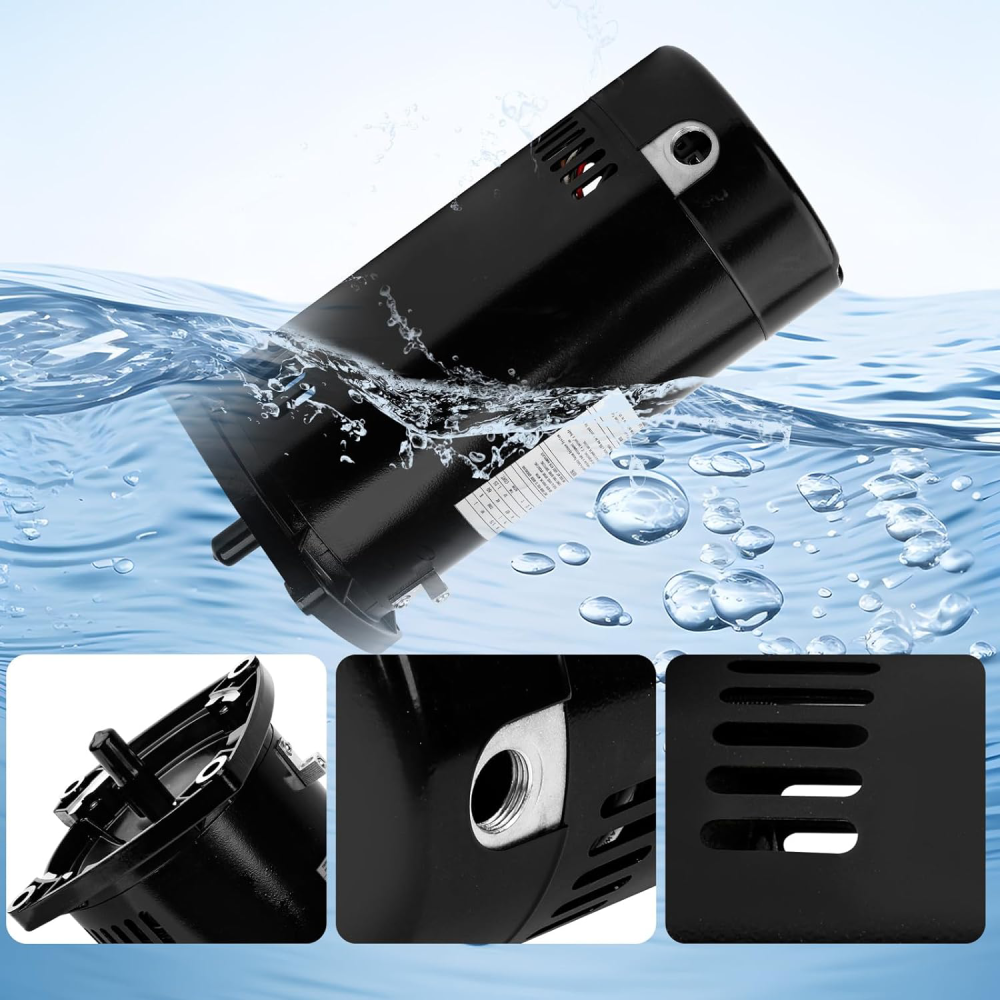 AO Smith StaRite Pool Pump Motor USQ1102 Square Flange 1HP Capacitor