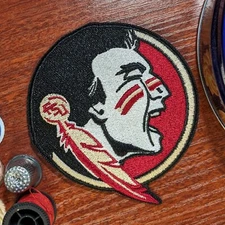 Florida State Seminoles Patch FSU College University Embroidered Iron On 3x3.5"