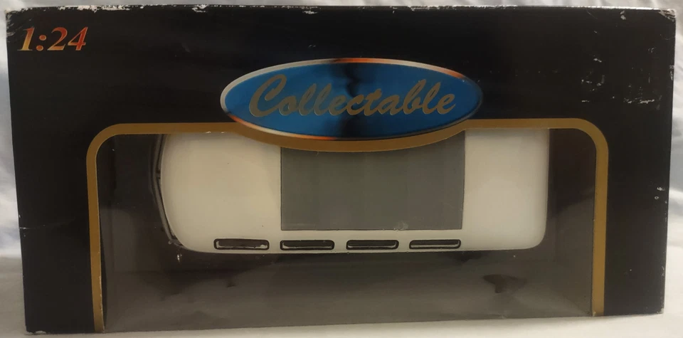 '62 VOLKSWAGEN VW MICROBUS rojo y blanco - Welly escala 1:24 - modelo fundido a presión con caja Foto 3 de 4