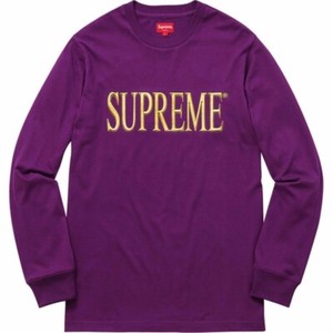 supreme logo gold