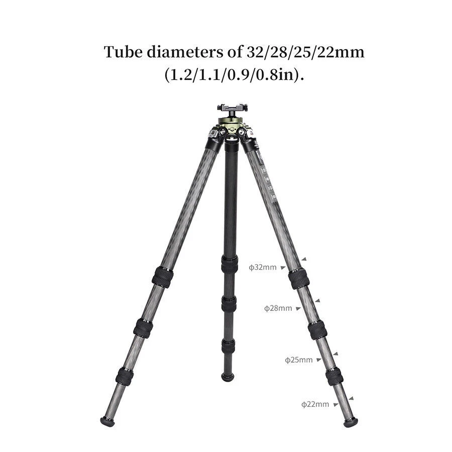 Sunwayfoto T3240CS Hunting Tripod for Shooting Rifle Stand Carbon Fiber - image 4 of 4