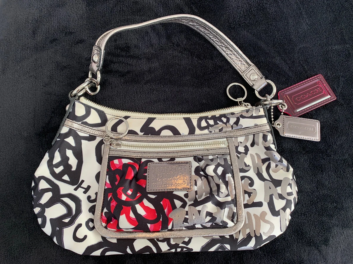 Coach Poppy Graffiti Glam Hearts Tote Glam Satchel 14537 | eBay