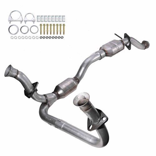 Fits Chevy S10 BLAZER 4.3L Y PIPE Catalytic Converters Assembly 2000 to 2005 AWD - Picture 2 of 15