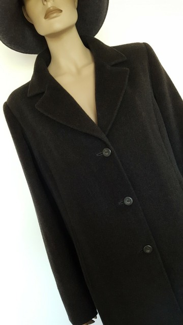 Manteau Persona By Marina Rinaldi Max Mara - Taille 21 - Laine Vierge Et Cachemire - Occasion Très Bon état