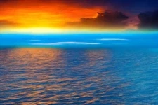 Digital Image Picture Photo Pic Wallpaper Background  Beautiful Sunrise Sea 8951