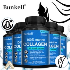 marine COLLAGEN High strength complex good for Skin  Bones capsules