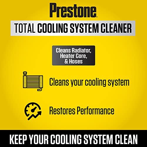 Prestone AS105 Total Cooling Syststem Cleaner for Radiator Heater Core