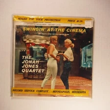 JONAH JONES / SWINGING AT THE CINEMA / SEALED 7” 45 RPM EP / CAPITOL EAP1-1083