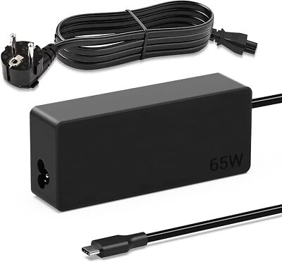 SYFRUFO Fuente de alimentación 65W cargador USB C para Lenovo ThinkPad X1 Carbon T14 T480 T490 T580