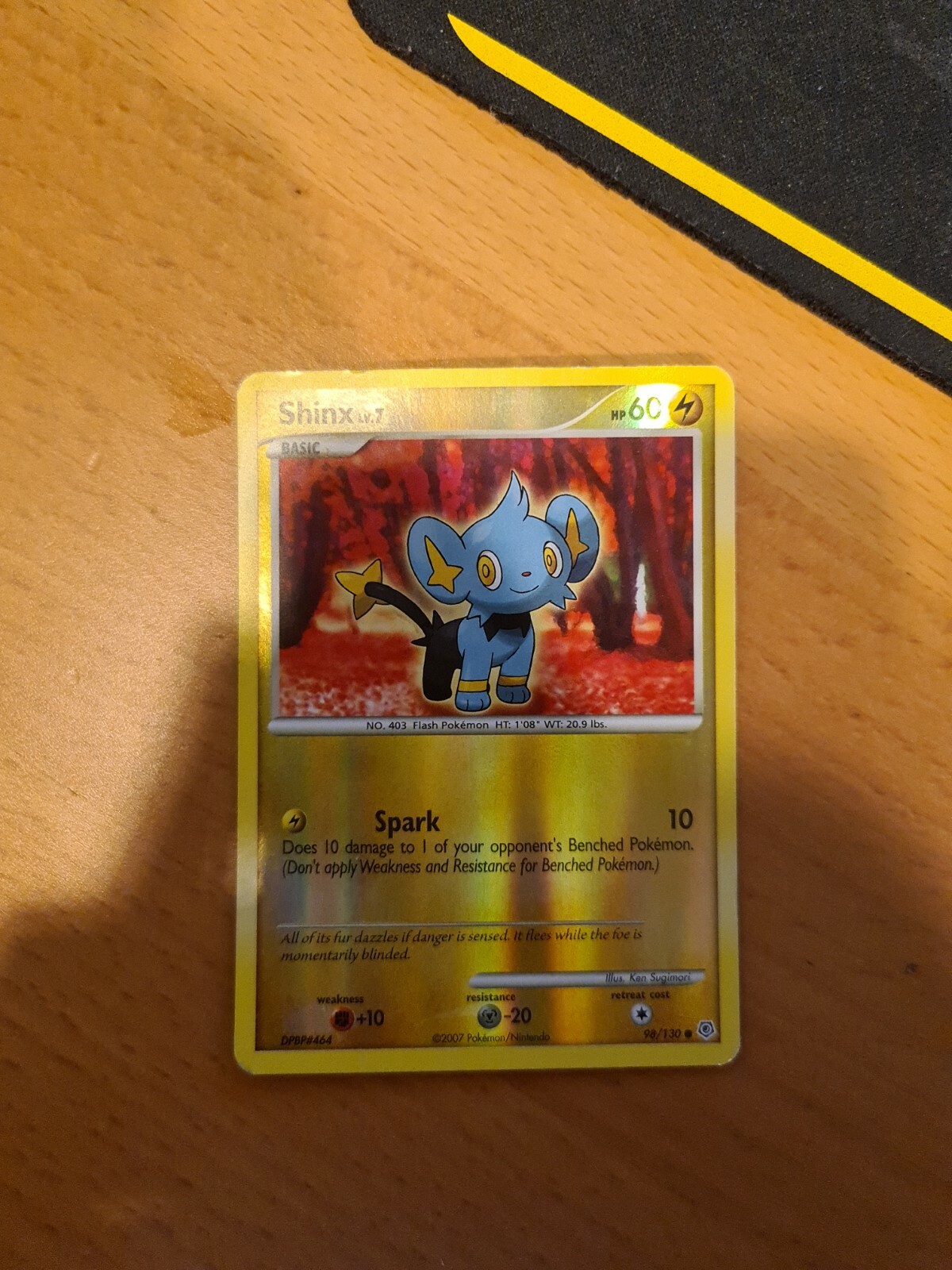 Pokemon Card Shinx LV.7 Diamond & Pearl 98/130 PL/EX Reverse Holo Common rare