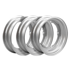 KIT 3 CERCHI CERCHIONI RUOTE 4.00-12 ORIGINALI PIAGGIO APE TM 602 703 CAR MAX