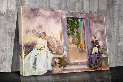 The Garden John Singer Wandbild Leinwandbild nur gerahmt oder Druck 