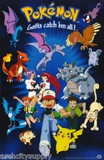 POSTER : TV: POKEMON - CHARACTERS     FREE SHIPPING !  #396