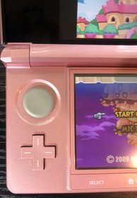 Very Good- Nintendo 3DS Pearl Pink CTR-001 Console Fully Tested w/Charger/Stylus