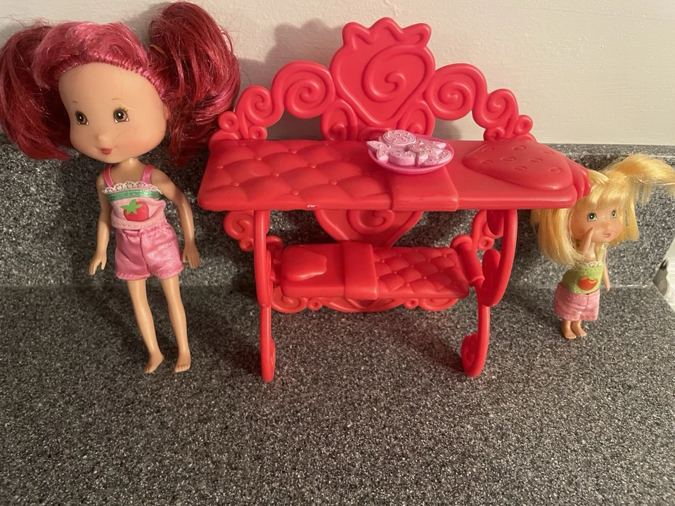 Muñeca Strawberry Shortcake litera 2006 Playmates Toys pijamada para 2 [UP] Foto 4 de 4