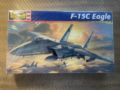 Vintage SEALED Revell 85-5823 1/48 Scale McDonnell Douglas F-15C Eagle - 2005 Ed