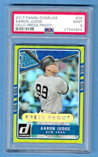 2017 Panini Donruss Gold Proof Aaron Judge Yankees #38 Rookie PSA 9 #27594805