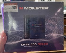 Monster AC530 Bluetooth Earbuds - 145H Battery Life, Noise Isolation, IPX5 Water