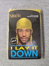 FIRSTLINE - SLEEK Wave Cap / Do Rag, Gold Single