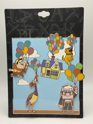 Disney UP AND AWAY LE300 Pin PIXAR PinAPalooza Exclusive Carl Russell Kevin Dug