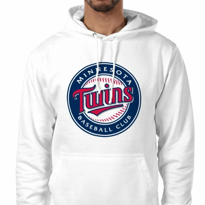 Minnesota Twins Mlb Baseball Hoodie White 🇬🇧 Xs To 3XL