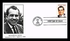 RICHARD NIXON FIRST DAY COVER 32C USA STAMP YORBA LINDA CA 1995