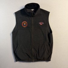 Vintage 2002 Winter Olympics Park City Vest Mens Large USA Made