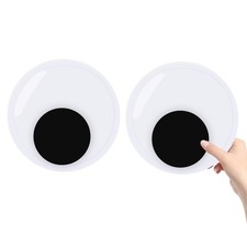 7 Inch Giant Googly Eyes with Self-Adhesive, 2 Pcs Large 2 PCS, White-7inch