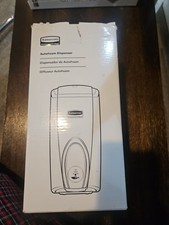 Rubbermaid Autofoam Soap Sanitizer Dispenser FG750411 Touch-Free Wall Black/Chro