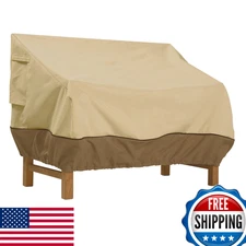 Classic Accessories Veranda Water-Resistant 50" Patio Bench Cover - Durable Outd
