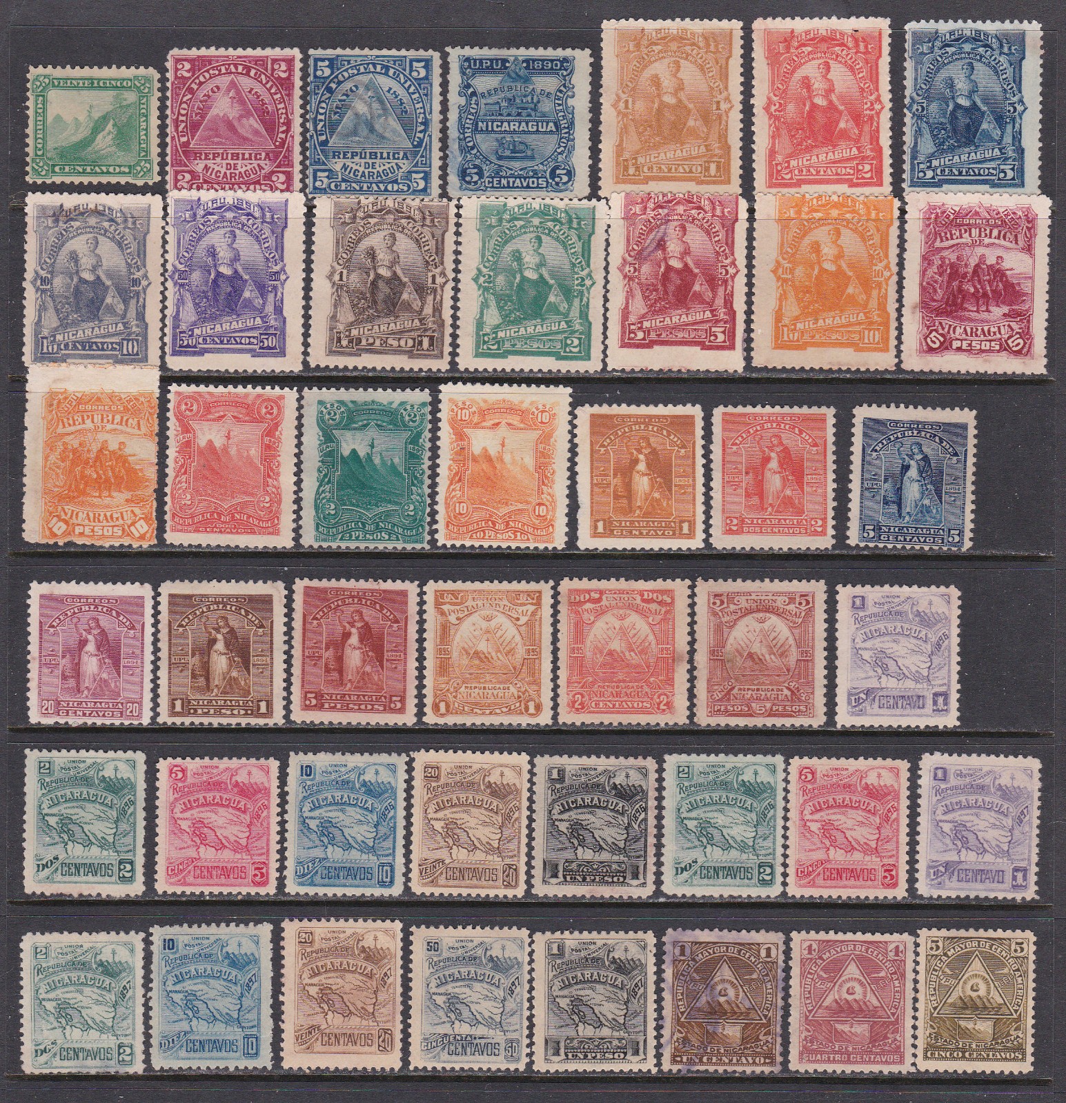 80 Nicaragua - Better Stamps Included