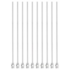 10pcs Dispensing Needle 14G 6" Stainless Steel Blunt Tip for Refilling Glue