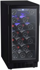 EdgeStar BWR301BL 15"W 25 Bottle Built-In Single Zone Wine Cooler - Black